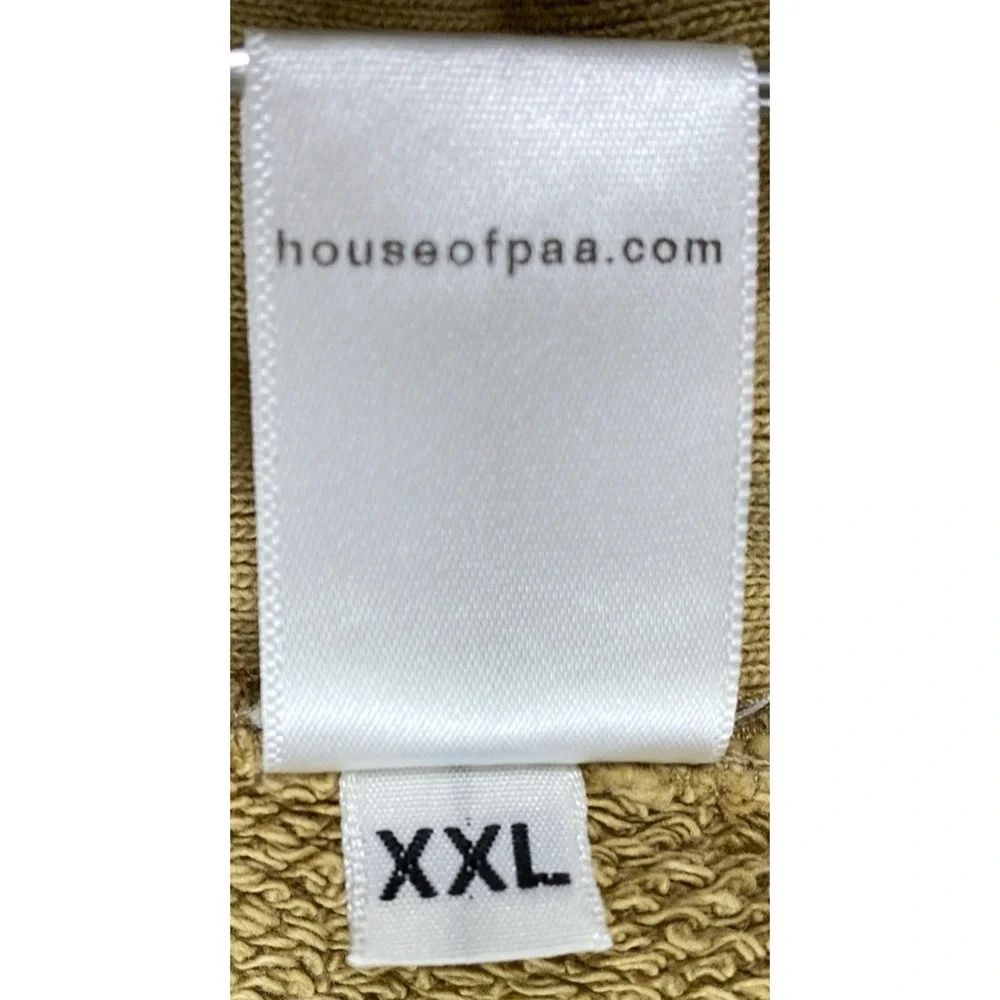 PAA Crewneck Sweatshirt Cotton French Terry Beige USA‎ Men's XXL